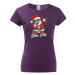 Dámské triko Santa Claus dab dance - vtipné vánoční triko