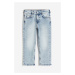 H & M - Straight Leg Jeans - modrá