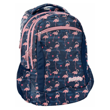 BeUniq Školní batoh Flamingo