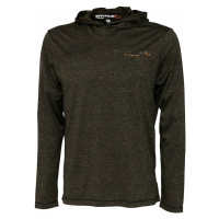 Savage Gear Mikina Fighter Stretch Hoodie Burnt Olive Melange