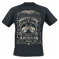 Johnny Cash American Rebel Tričko černá