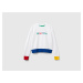 Benetton, 100% Cotton Sweatshirt With Logo Print