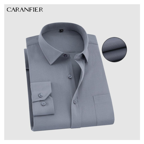 Elegantní pánská košile s hranatým límečkem CARANFLER