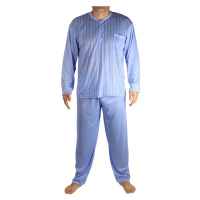 Ludvík pyžamo pánské dlouhé V1974 světle modrá