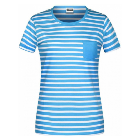 Pruhované tričko Bílo-modré JN AW- dámské