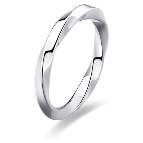 S`Agapõ Elegantní ocelový prsten For Love SFV45 S'Agapõ