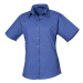 Premier Workwear Dámská košile s krátkým rukávem PR302 Royal -ca. Pantone 286