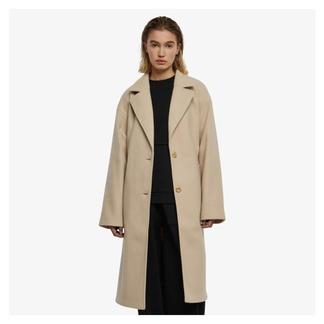 Kabát Urban Classics Ladies Oversized Long Coat Wetsand