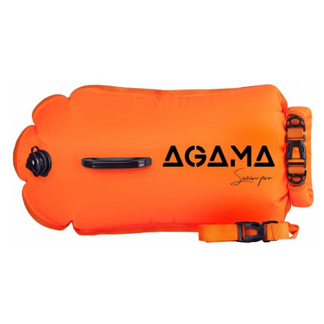Plavecká bójka a suchý vak Agama SWIM PRO 28 L oranžová