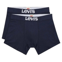 MODRÁ SADA BOXEREK LEVI'S BOXER 2 PAIRS BRIEFS Tmavě modrá