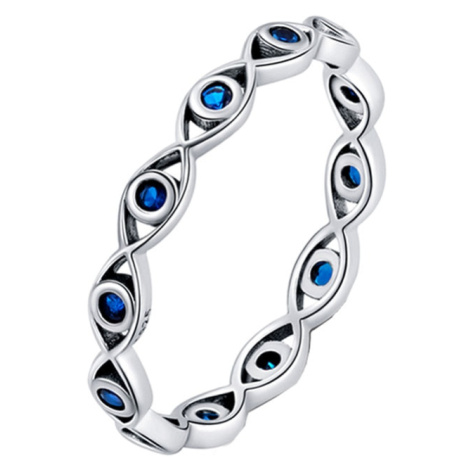 Originální prsten modré oči LOAMOER