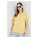 Bavlněné tričko Pepe Jeans Wendy žlutá barva