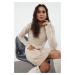 Trendyol Stone Mini Length Knitwear Wool Dress