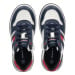 Tommy Hilfiger FLAG LOW CUT LACE-UP SNEA Modrá