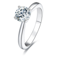 Beneto Stříbrný prsten s krystaly AGG200