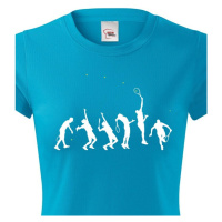 Pánské tričko pro tenisty Evoluce tenis-  skvělý dárek pro tenisty