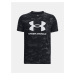 Under Armour Tričko UA SPORSTYLE LOGO AOP SS-BLK - Kluci