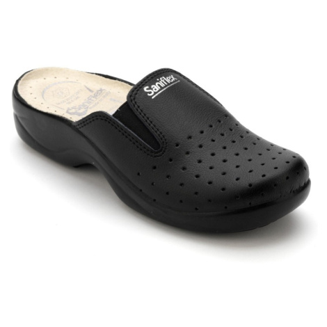 Blancheporte Pohodlné pantofle s pruženkou černá