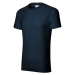 ESHOP - Pánské tričko RESIST R01- S-XXL - námořní modrá