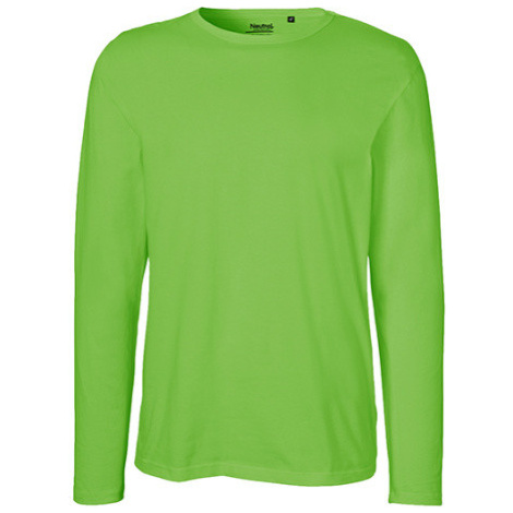 Neutral Pánské tričko s dlouhým rukávem NE61050 Lime