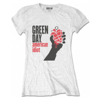 Green Day tričko, American Idiot Girly White, dámské