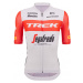 SANTINI Cyklistický dres s krátkým rukávem - TREK SEGAFREDO 2022 ORIGINAL - červená/bílá