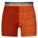 Pánské funkční boxerky ORTOVOX 185 Rock'n'Wool Boxer Desert orange