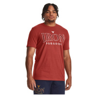 Under Armour Project Rock Iron Ss Heritage Red