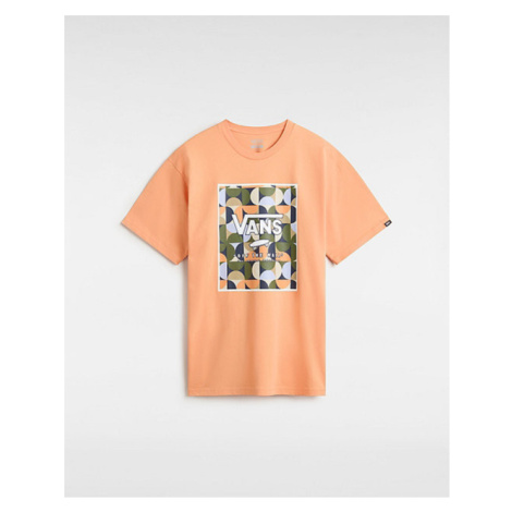 VANS Classic Print Box T-shirt Men Orange, Size