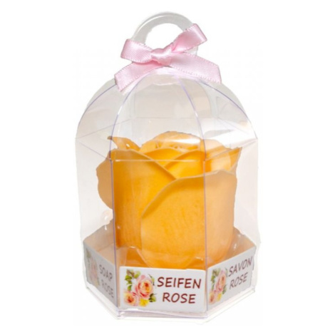 Accentra - Mýdlový květ žluté  růže v dárkovém boxu  Mýdlový květ růže 5 g
