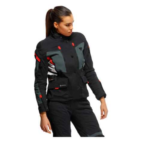 DAINESE CARVE MASTER 3 LADY GORE-TEX dámská moto bunda černá/ebony/červená