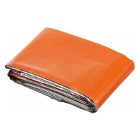 Nouzová záchranná deka - alu fólie MFH® – Stříbrná / oranžová