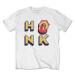 The Rolling Stones Tričko Honk Letters Unisex White