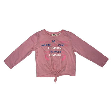 Růžové tričko Koton Girls