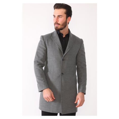 PLT8398 DEWBERRY MEN'S COAT-DARK GREY