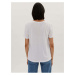 Volné tričko s krátkými rukávy Marks & Spencer bílá