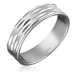 Prsten ze stříbra 925 - tři řady zrníček po obvodu