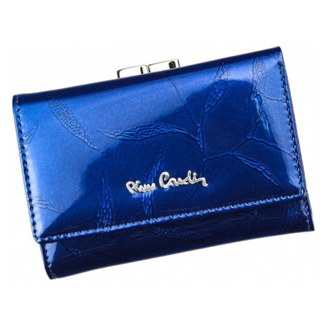 Dámská kožená peněženka Pierre Cardin 02 LEAF 117 modrá