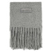 Šála karl lagerfeld k/essential boucle scarf šedá