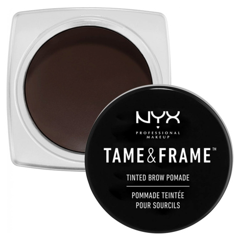NYX Professional Makeup Tame & Frame Tinted Brow Pomade Pomáda na obočí - Black 5 g