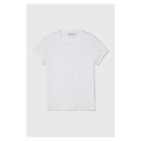 Bavlněné tričko Calvin Klein bílá barva, K20K206794
