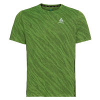 Odlo ZEROWEIGHT ENGINEE CHILL-TEC S/S Pánské běžecké triko, zelená, velikost