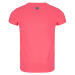 Dívčí bavlněné tričko Kilpi ALBION-JG růžová