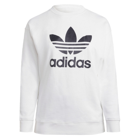 Adidas Trefoil Hoodie (Plus Size) White Women's Lifestyle