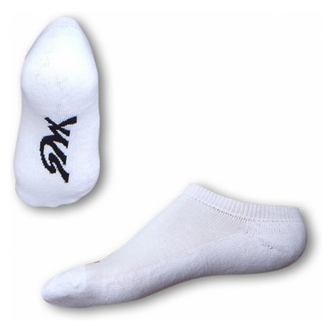 Ponožky Styx indoor bílé s černým nápisem (H211)