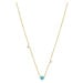 Ania Haie NAU001-02YG Ladies Necklace - Terquoise & Sapphire