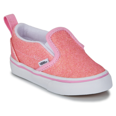 Vans TD Slip-On V GLITTER PINK Růžová