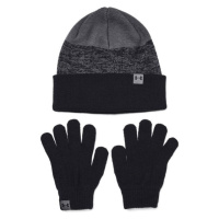 Under Armour BEANIE&GLOVES COMBO Chlapecký set čepice a rukavice, černá, velikost