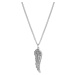 Troli Ocelový náhrdelník s andělským křídlem (řetízek, přívěsek)
