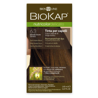 BIOKAP Nutricolor Delicato 6.3 Blond zlatá tmavá barva na vlasy 140 ml